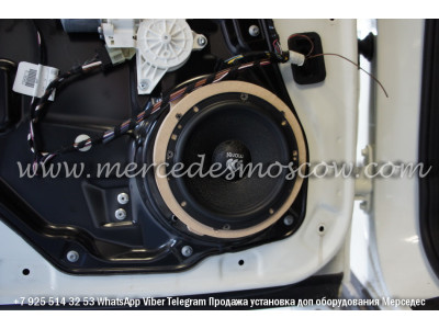 Улучшение качества звука Мерседес. Акустика Мерседес. 2-х компонентная акустика Morel для Mercedes GL-Class X164 | мерседес 164